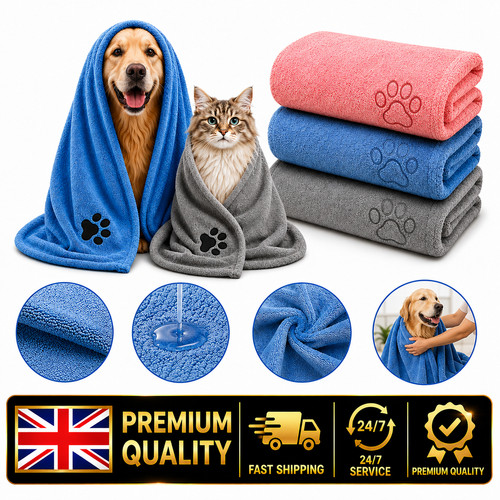 Microfibre dog towel super - microfibre,