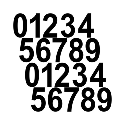 Stickers tattoo 5cm black - stickers,