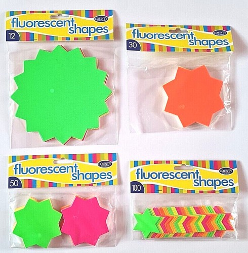 Neon fluorescent stars retail - neon,