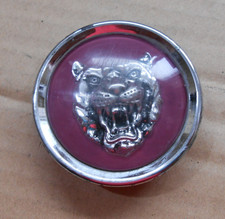 Classic Jaguar  Alloy wheel centre cap red 58mm