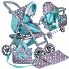 Large Doll Pram Stroller with