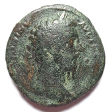 MARCUS AURELIUS - SESTERTIUS - ROMAN COIN