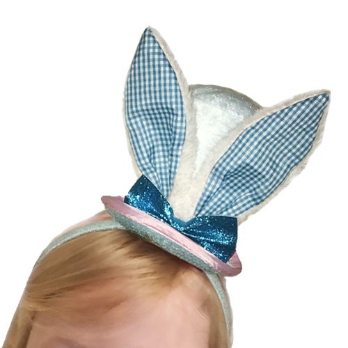 Easter headband blue top hat - easter,