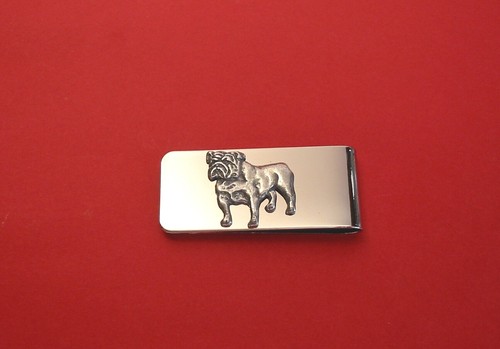 English bulldog pewter motif - english,