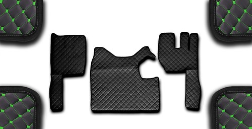 Black eco leather - eco, mats