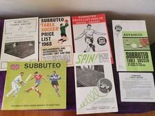 Vintage Subbuteo Price Lists