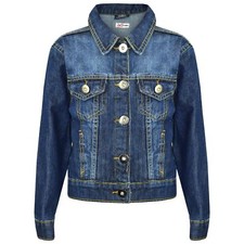 Kids Girls Blue Designer Denim Style Jackets Fashion Jeans Jacket Coats 3-13 Yr