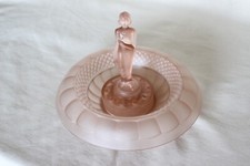 Art Deco Small Pink Glass