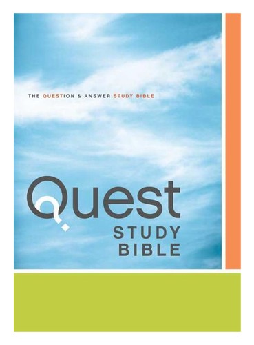 Niv quest study bible - niv,,