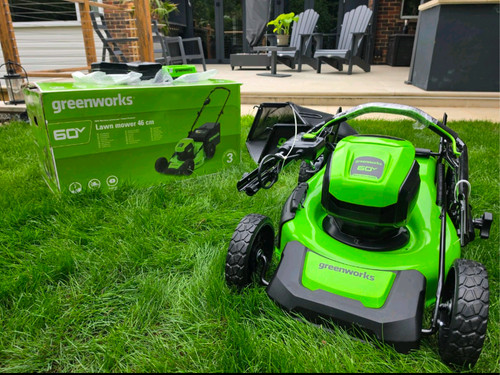 Greenworks 60v mower - greenworks,