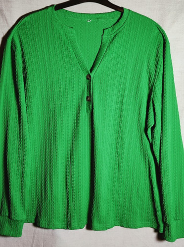 Ladies kelly green long - , sleeve