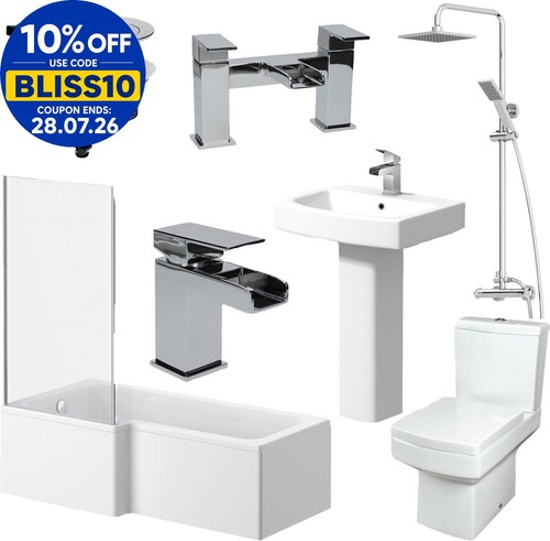 Complete bathroom suite - complete,