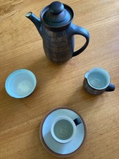 Ray Marshall Sgraffito Coffee Set - 1963 - Studio Pottery - Rare Complete Set