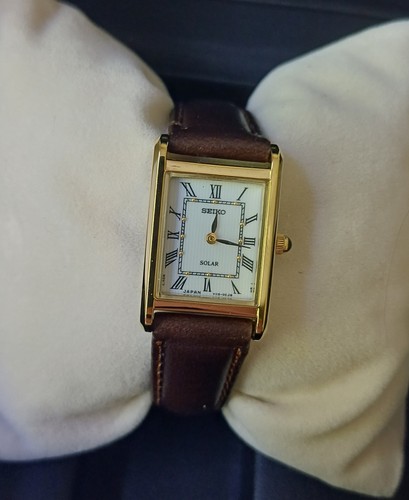 Seiko solar ladies - ladies, tank