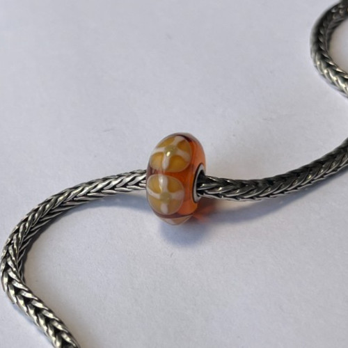 Trollbeads unique ooak - unique, brown
