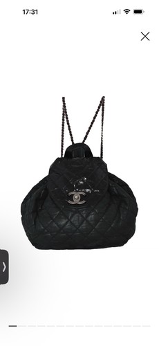 Chanel duma black - black, quilted