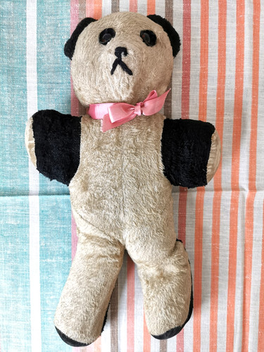 Vintage panda bear - vintage, 1950s