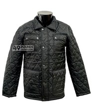 Men quilted jacket diamond - men's,