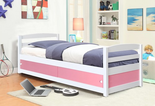 Storage bed kids grey - storage, or