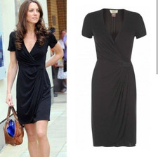 Issa london black wrap dress - issa,