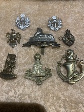 British Army forces WW1 WW2 Various Regimental Cap Uniform Officers & Rank Badge
