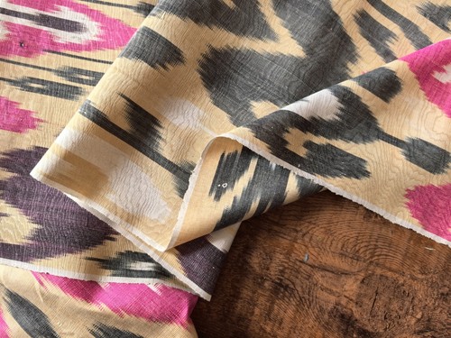 Ikat metre 80silk - by, 80silk/20cotton