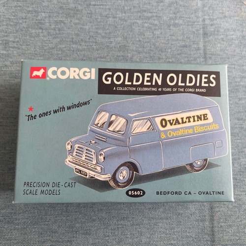 Corgi bedford van ovaltine - bedford,