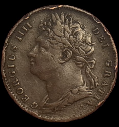 1822 george farthing - george, 1