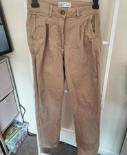 Ladies light brown cargo pants