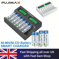 Battery Charger 8 Slot For AA