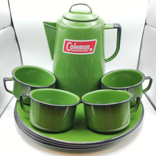 Coleman Green Enamelware