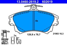 13.0460-2619.2 ATE BRAKE PAD SET, DISC BRAKE FRONT AXLE FOR MITSUBISHI SMART