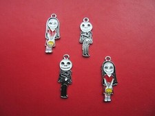 NIGHTMARE BEFORE XMAS CHARMS PENDANTS ENAMEL METAL SALLY JACK SKELETON