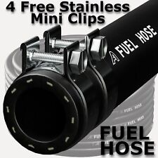 Reinforced Nitrile Rubber Fuel Pipe Petrol Gas Diesel Oil Line Hose Tube Smooth