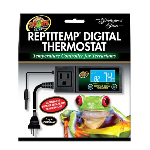 Digital reptile thermostat - digital,