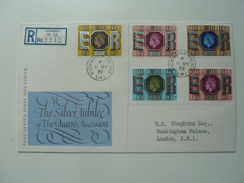 Fdc 1977 silver jubilee - 1977,
