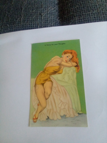 Vintage 1950s glamour pinup - 1950s,
