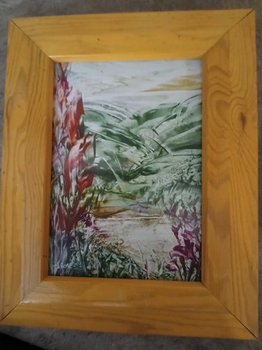 Framed encaustic paintings - framed,