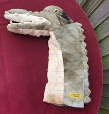 The Puppet Company Crocodile Hand Puppet Long Sleeve Green
