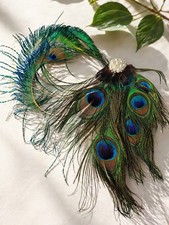 Peacock Feather Facinator