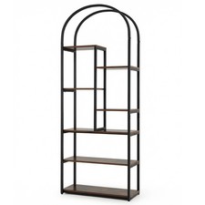 Industrial Arched Bookcase