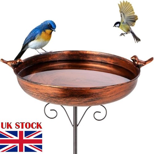 Metal bird bath bowl with - metal,