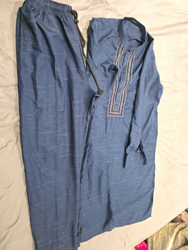 Men blue cotton - blue,