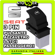 Window Regulator Button Switch Passenger Button Seat Ibiza Leon Toledo 3PIN