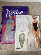 Rare Princess Diana Paper Doll