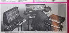 Original sales brochure  ARP synths 2600 Odyssey Axxe Solina etc Alan Townsend