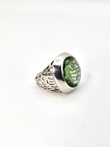 Prasiolite green amethyst 925 - prasiolite,