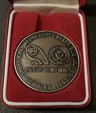 ?Sheffield United V Sheffield Wednesday 1993 Fa Cup Semi Final Coin Medal Badge