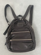 Marc Jacobs Domo Biker Backpack in Black Pebbled Leather