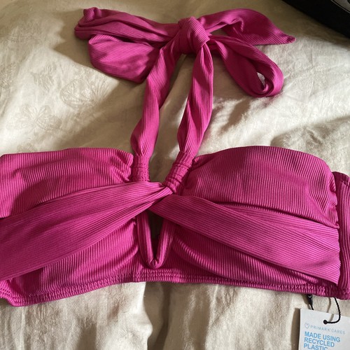 Primark dark pink ribbed - pink,
